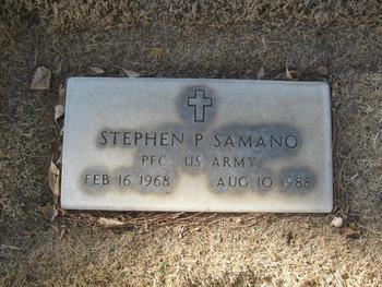 Samano,   Stephen P. gravesite