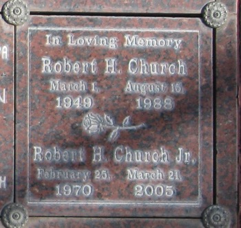 Church,   Robert Henry gravesite