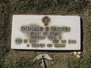 Brown,   Donald Dudley gravesite