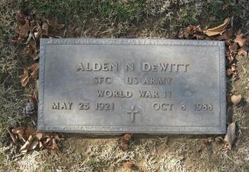 DeWitt,   Alden Niles gravesite