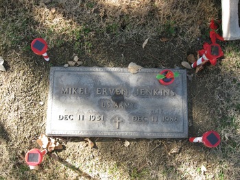 Jenkins,   Mikel Erven gravesite
