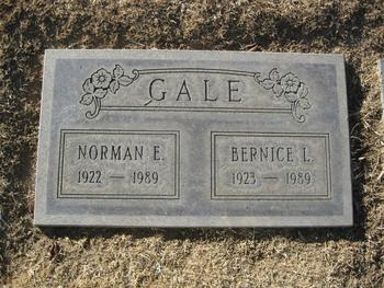 Gale,   Bernice Louise gravesite