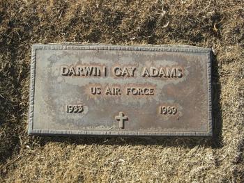 Adams,   Darwin Gay ('Hap') gravesite