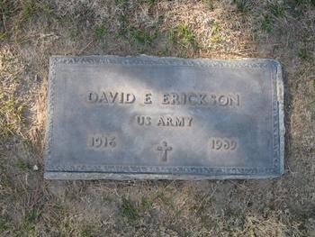 Erickson,   David Earl gravesite