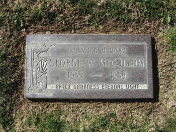 McCollom,   George Wesley gravesite