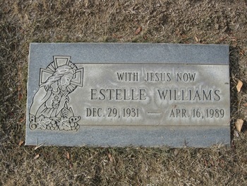 Williams,   Estelle Clara gravesite
