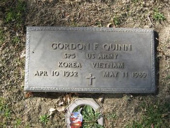 Quinn,   Gordon Franklin gravesite