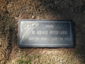 Overland,   H. Grace gravesite