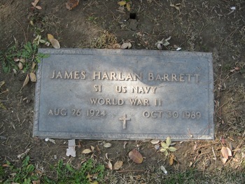 Barrett,   James Harlan gravesite