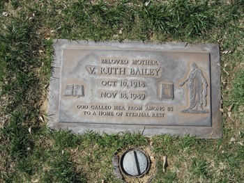 Bailey,   Virginia Ruth gravesite