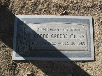 Miller,   Joanne gravesite