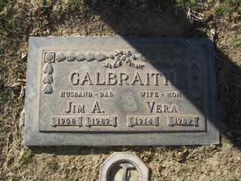 Galbraith,   Jim Anderson gravesite