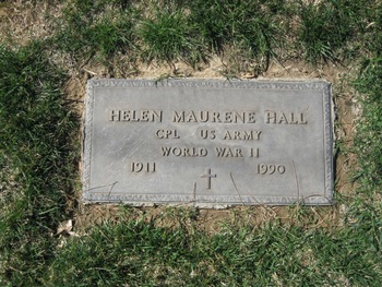 Hall,   Helen Maurene gravesite