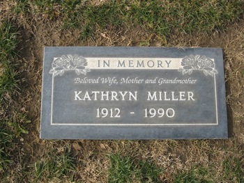 Miller,   Kathryn gravesite