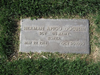 Docusin,   Herman Apigo gravesite