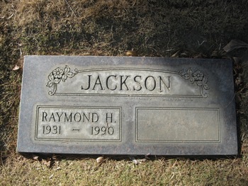 Jackson,   Raymond Herman gravesite