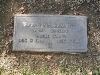 McDermott,   John gravesite