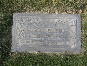 Bird,   Laverne Helen gravesite