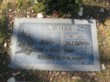 Duhart,   Blodwin ('Lottie') gravesite