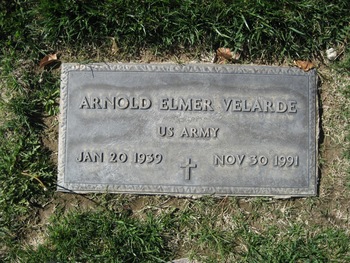 Velarde, Arnold Elmer gravesite