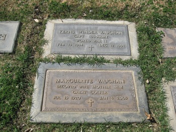 Vaughan,   Kerns Winder gravesite