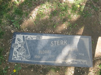Sterk, Flora Agnes gravesite