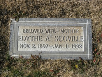 Scoville,   Edythe Alene gravesite