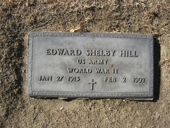 Hill,   Edward Shelby gravesite