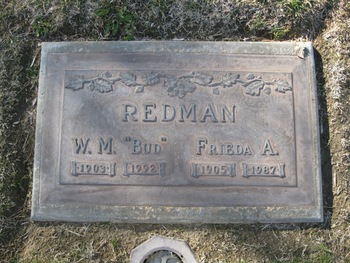 Redman, Jr.  William Morris ('Buddy') gravesite