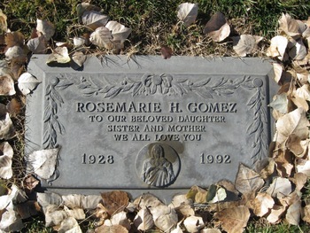 Gomez,   Rosemarie Holquin gravesite