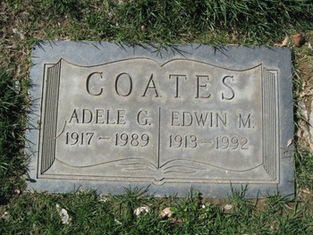 Coates,   Edwin Morton gravesite
