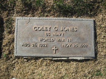 Jones,   Goley Granville gravesite