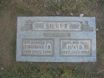 Silver,   Ila gravesite