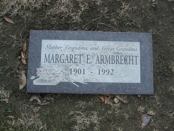 Armbrechet,   Margaret Estelle gravesite