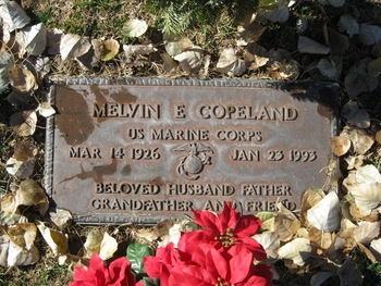 Copeland, Melvin Eugene gravesite