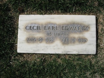 Edwards,   Cecil Earl gravesite