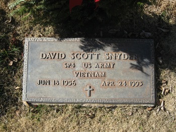 Snyder,   David Scott gravesite