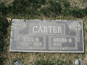 Carter, Paul Berton gravesite