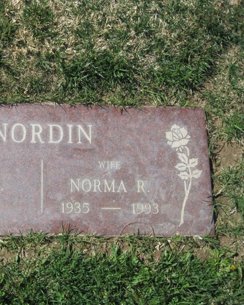 Nordin,   Norma Ruth gravesite