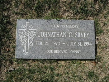 Silvey,   Johnathan Christopher ('Johnny') gravesite