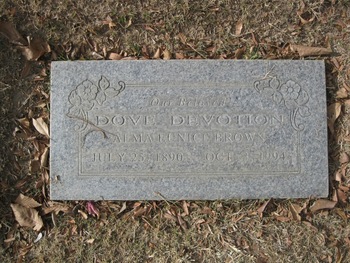Brown,   Alma Eunice gravesite