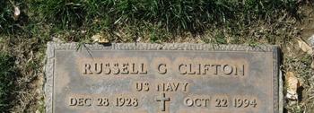Clifton,   Russell Gene gravesite