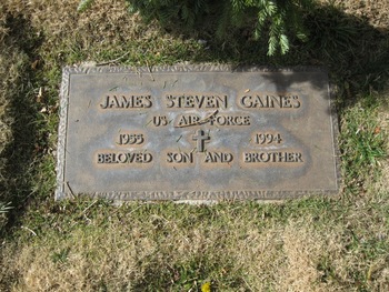 Gaines,   James Steven gravesite