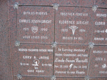 Wright,   Florence Mary gravesite