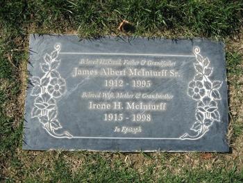 McInturff,   James Albert gravesite