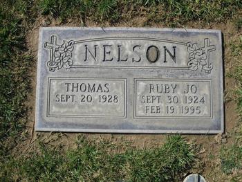 Nelson,   Ruby Jo gravesite
