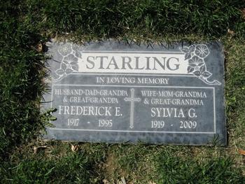 Starling,   Frederick Edward gravesite