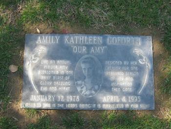 Goforth,   Amily Kathleen ('Amy') gravesite