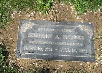 Scates, Shirley Arlette gravesite
