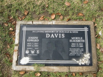 Davis,   Joseph Edward gravesite